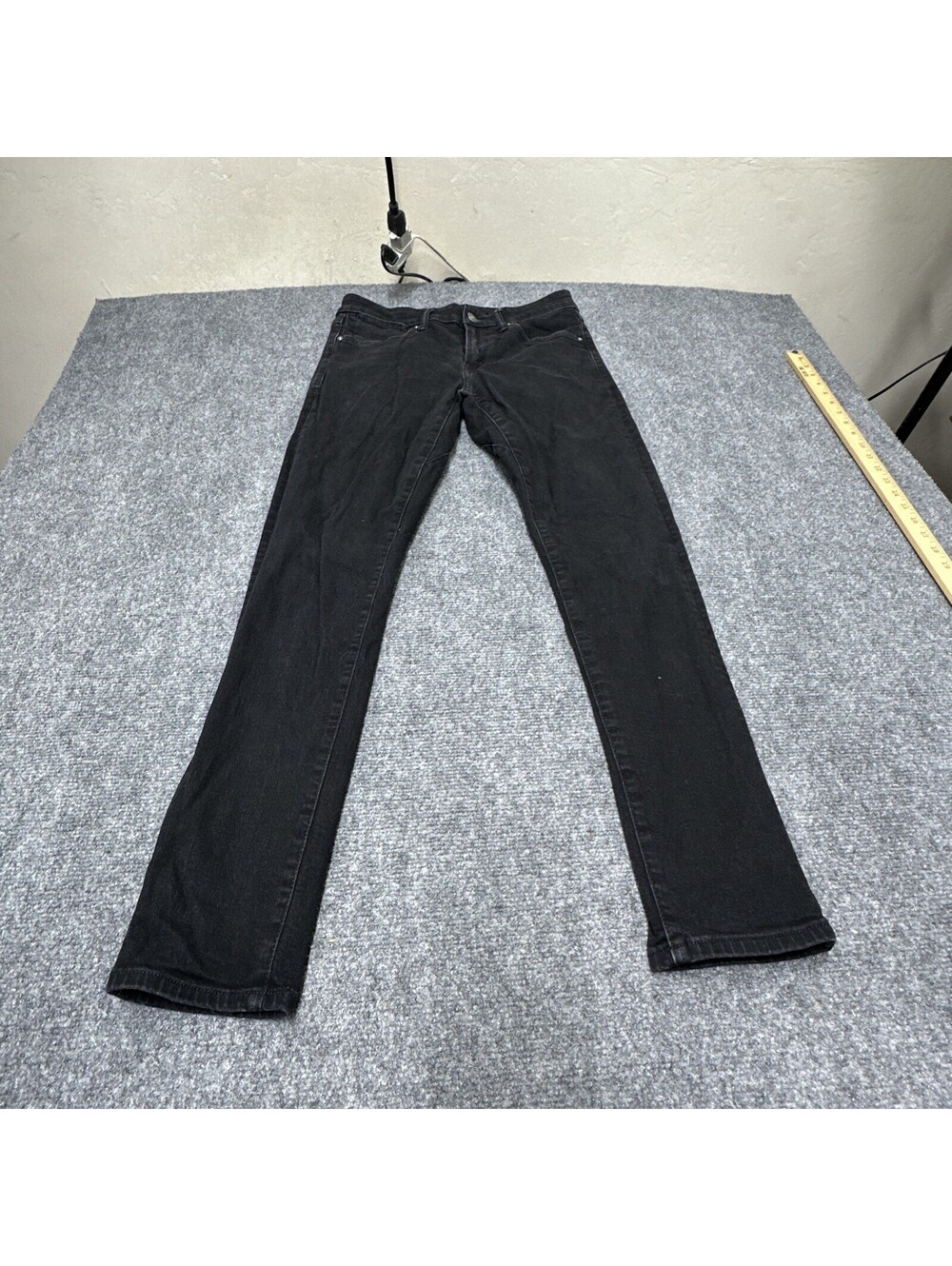 American Eagle Airflex Athletic Skinny Jeans Mens 29x30 Black Denim